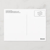 May Flower Blossom, Unalaska Island Briefkaart (Achterkant)