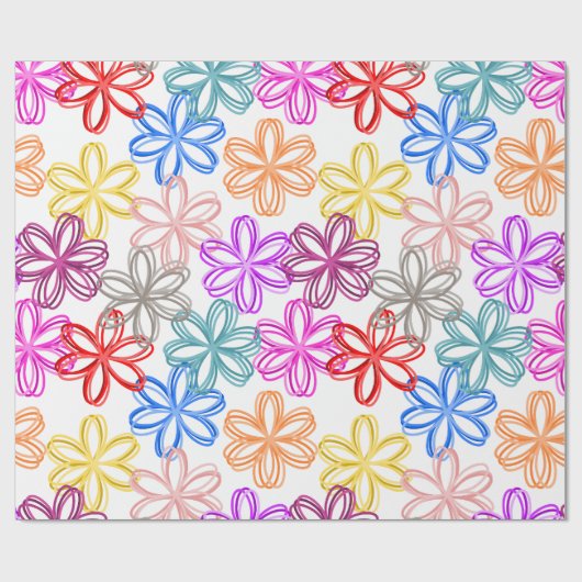 May Flowers Cadeaupapier (Vlak)