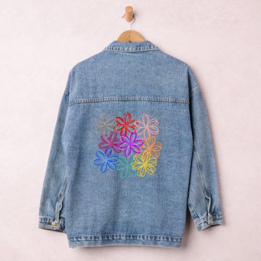 May Flowers Denim Jacket (Hangar)