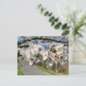 May Flowers Invitation Postcard Briefkaart (Staand voorkant)