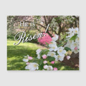 May Flowers Pink Easter Magnet (Voorkant)