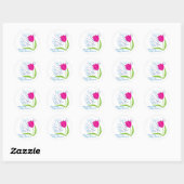 May Flowers Ronde Sticker (Vel)