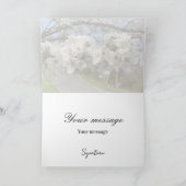 May Flowers Thank You Card Kaart (Binnen)