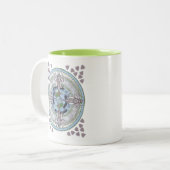 May Fly Mayfly Aquatic Bug Insect Gift Science Tweekleurige Koffiemok (Voorkant links)