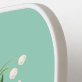 May Geboorte Bloem Aangepaste Naam Pickleball Paddle (Links Detail)