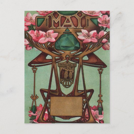 May - Gemini Briefkaart (Voorkant)