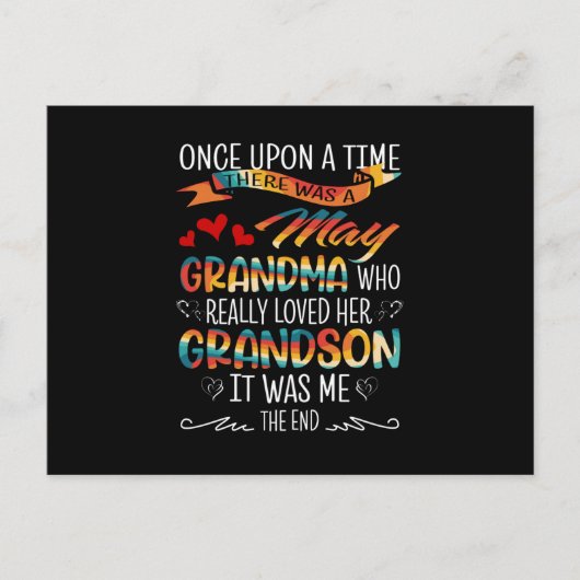May Grandma, die echt van haar oma hield Briefkaart (Voorkant)