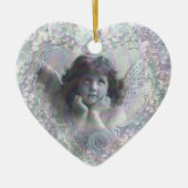 May Guardian Angels kijkt naar jou Keramisch Ornament (Voorkant)