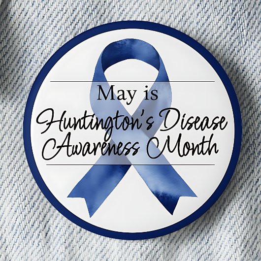 May Huntington's Disease Awareness Month Ronde Button 5,7 Cm