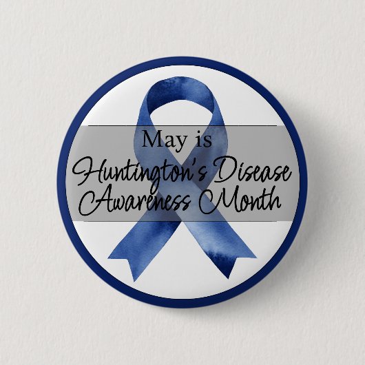 May Huntington's Disease Awareness Month Ronde Button 5,7 Cm (Voorkant)