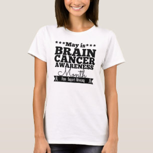 May is Brain Cancer Awareness Maand T-shirt