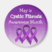 May is Cystic Fibrosis Awareness Maand Magnet (Voorkant)