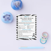 May is Ehlers-Danlos Syndrome Awareness Maand Flyer (Enkel)