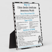 May is Ehlers-Danlos Syndrome Awareness Maand Fotoplaat (Zijkant)