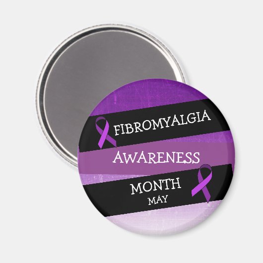 May is Fibromalgia Awareness Month Magnet (Voorkant / Achterkant)