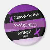 May is Fibromalgia Awareness Month Magnet (Voorkant)