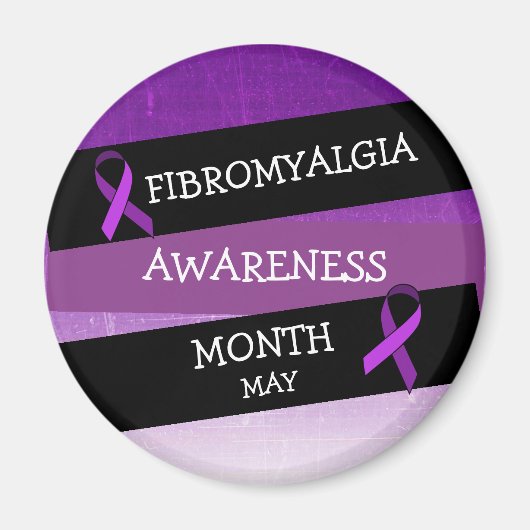 May is Fibromalgia Awareness Month Magnet (Voorkant)