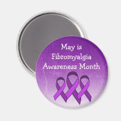 May is Fibromyalgia Bewustheid Maand Magnet (Voorkant / Achterkant)