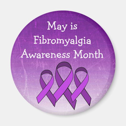 May is Fibromyalgia Bewustheid Maand Magnet (Voorkant)