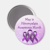 May is Fibromyalgia Bewustheid Maand Magnet (Voorkant / Achterkant)
