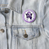 May is Fibromyalgia Butterfly Awareness Maand Ronde Button 5,7 Cm (In situ)