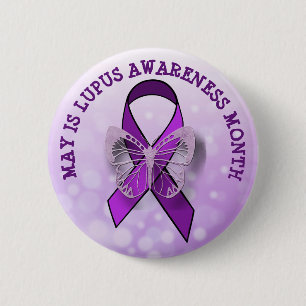 May is Lupus Awareness Month Ronde Button 5,7 Cm