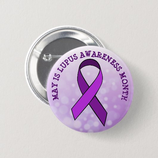 May is Lupus Awareness Month Ronde Button 5,7 Cm (Voorkant /achterkant)