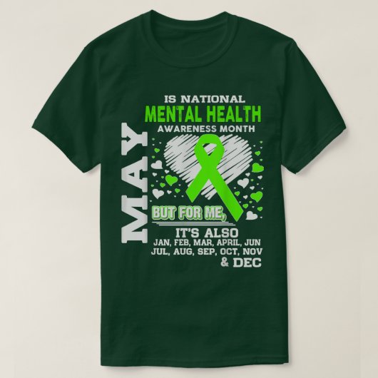 May is Mental Health Awareness Maand T-shirt (Design voorkant)