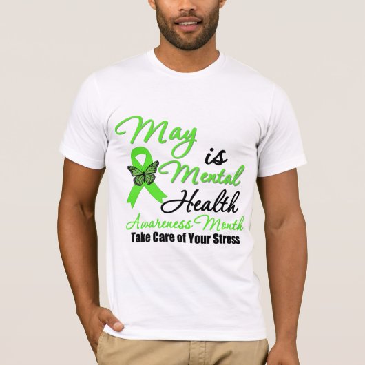 May is Mental Health Awareness Maand T-shirt (Voorkant)