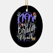 May is mijn moeder, Lily van de Vallei Keramisch Ornament (Rechts)