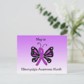 May is National Fibromyalgia Awareness Maand Briefkaart (Staand voorkant)