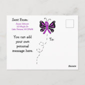 May is National Fibromyalgia Awareness Maand Briefkaart (Achterkant)