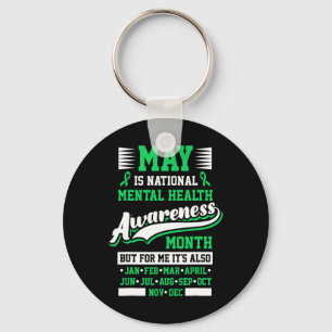 May is National Mental Health Awareness Month Posi Sleutelhanger