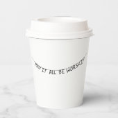 May it all be worship papieren bekers (Achterkant)