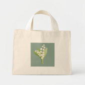 May Lily of the Valley Bloemenboeket Mini Tote Bag (Voorkant)