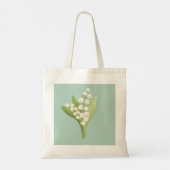 May Lily of the Valley Bloemenboeket Tote Bag (Achterkant)