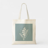 May Lily of the Valley Bloemenboeket Tote Bag (Achterkant)
