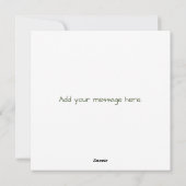 May Lily of the Valley Feestdagenkaart (Achterkant)