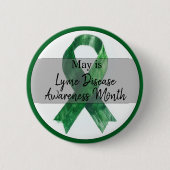 May Limoen Disease Awareness Month Ronde Button 5,7 Cm (Voorkant)