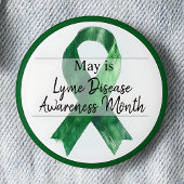 May Limoen Disease Awareness Month Ronde Button 5,7 Cm