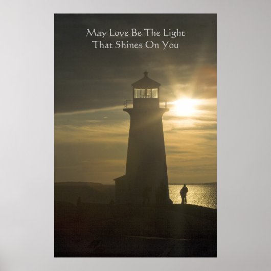 May Love Be The Light.... kunstwerk Poster (Voorkant)