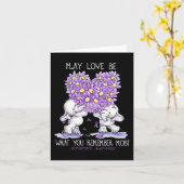 May Love is wat je je het meest herinnert Alzheime Kaart (Gele Bloem)