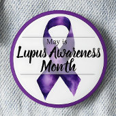 May Lupus Awareness Month Ronde Button 5,7 Cm