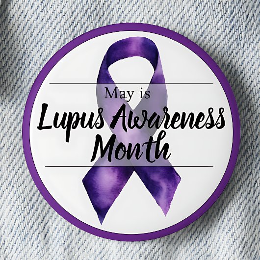May Lupus Awareness Month Ronde Button 5,7 Cm