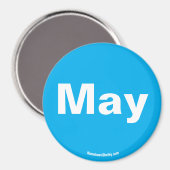 May-magneet Magneet (Voorkant / Achterkant)