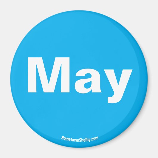 May-magneet Magneet (Voorkant)