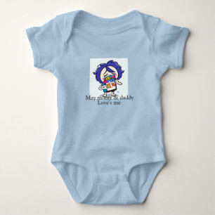 May Mama & Daddy Love Me - Schattigee Baby Bodysui Romper