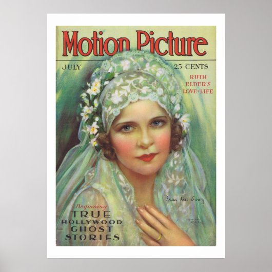May McAvoy Movie Magazine Hoesje Print (Voorkant)