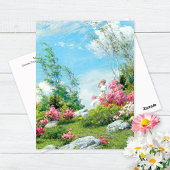 May Morning Landscape Charles Courtney Curran Briefkaart