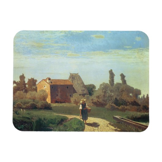 May Morning (olie op canvas) Magneet (Horizontaal)